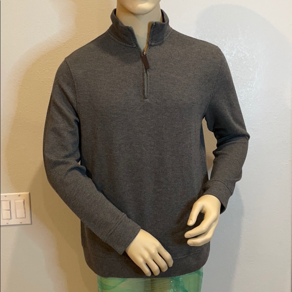 Tasso Elba 1/4 Zip Pullover Long Sleeve Size (M) - Picture 2 of 7